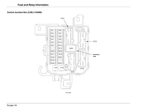 central junction box cjb 14a068|central junction box ford truck.